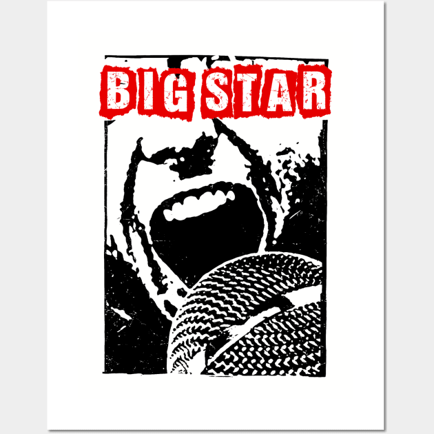 big star ll rock and scream Wall Art by pixel agency